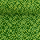 Baumwollstoff - Dotty - hellgrün - dunkelgrün